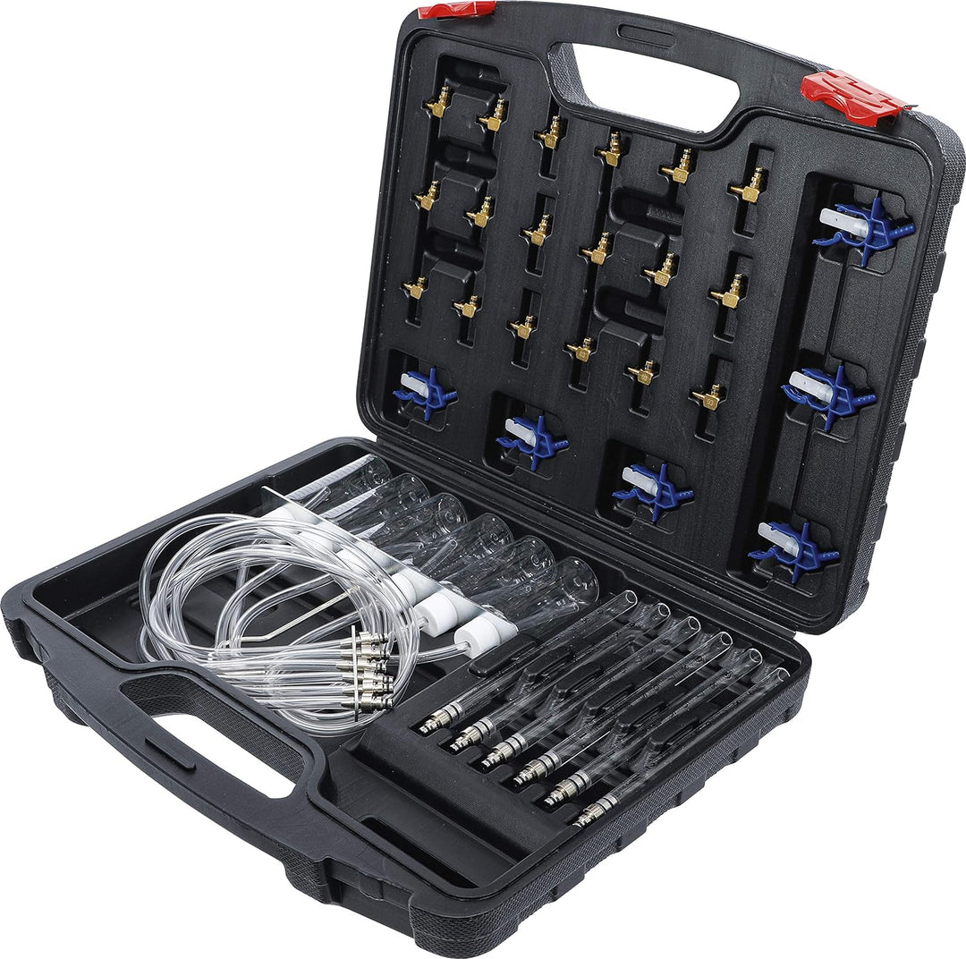 BGS Do it yourself 62660 | Kompressionstester für Dieselmotoren & 8106 | Common-Rail-Tester | inkl.