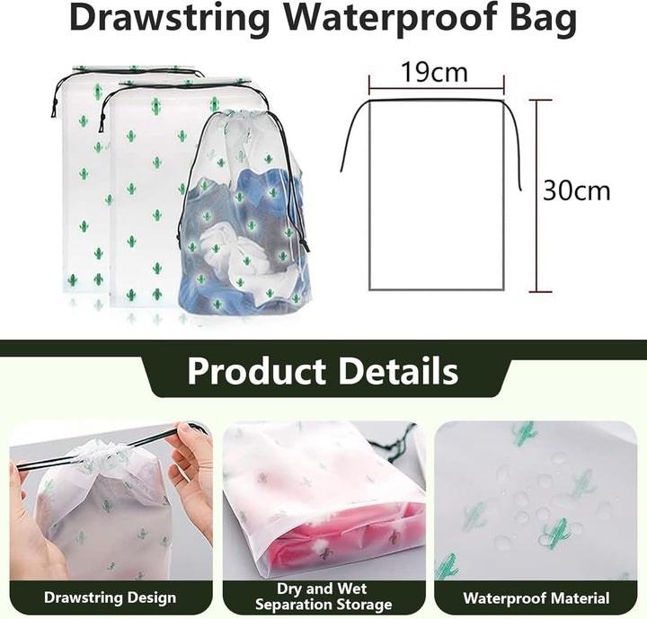 Grosse Koffer Organizer Set 12-teilig, Wasserdichte Packwürfel, Travel Organizer zum Gepäckpacken, F