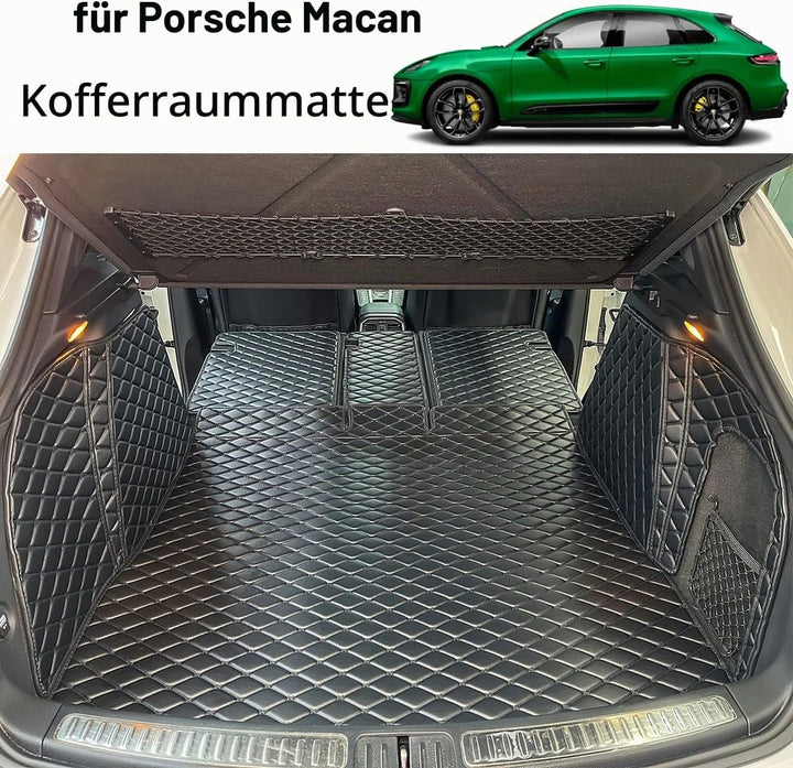 Kofferraumwanne kompatibel mit 2014-2026 Porsche Macan (Benzinmodell) Kofferraummatte Kofferraum sch