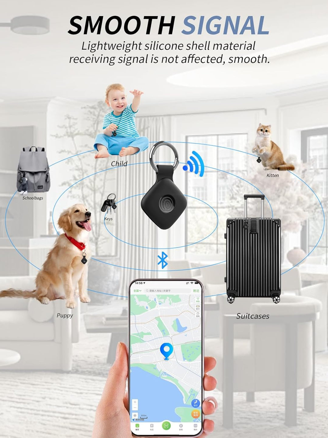 4 Stück Schutzhülle für Tile by Life360 Mate - Tracker hülle, Wasserdicht. Langlebig, Leichtgewichti