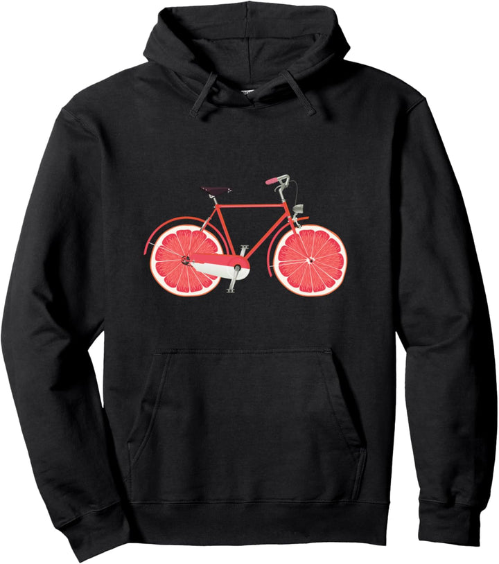 Fahrrad Bike Radsport Grapefruit Radfahren Biker Geschenk Pullover Hoodie