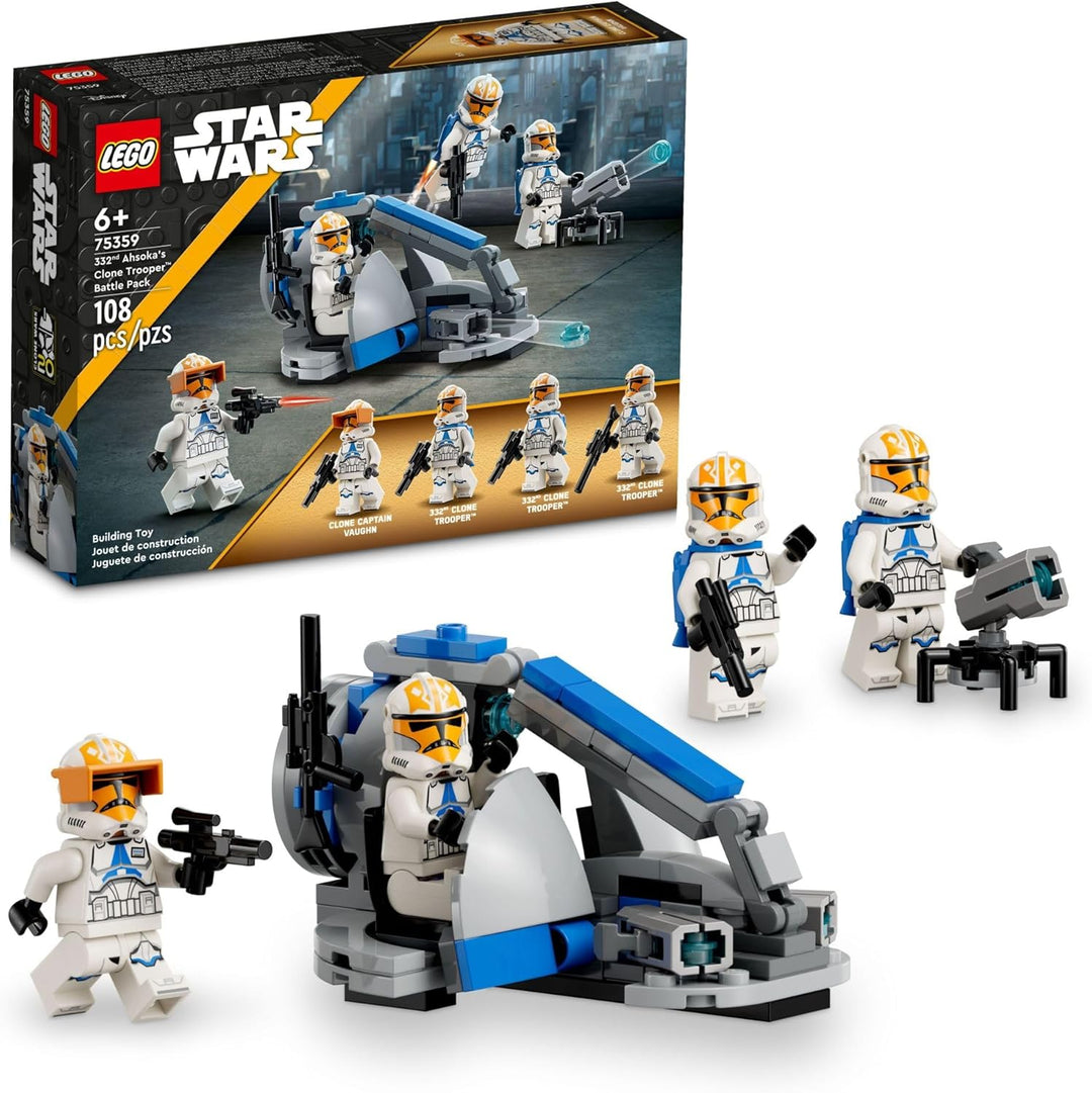 LEGO Star Wars 332nd Ahsoka's Clone Trooper Battle Pack 75359 Bauspielzeug Set mit 4 Star Wars Figur