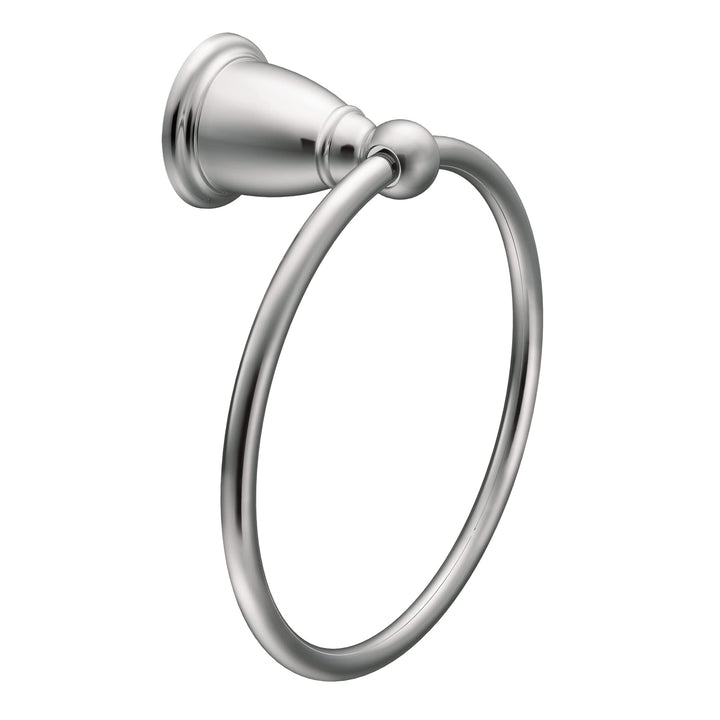 Moen YB2286CH Brantford Collection Traditioneller Handtuchring für Badezimmer, 1 Stück, Chrom, Chrom