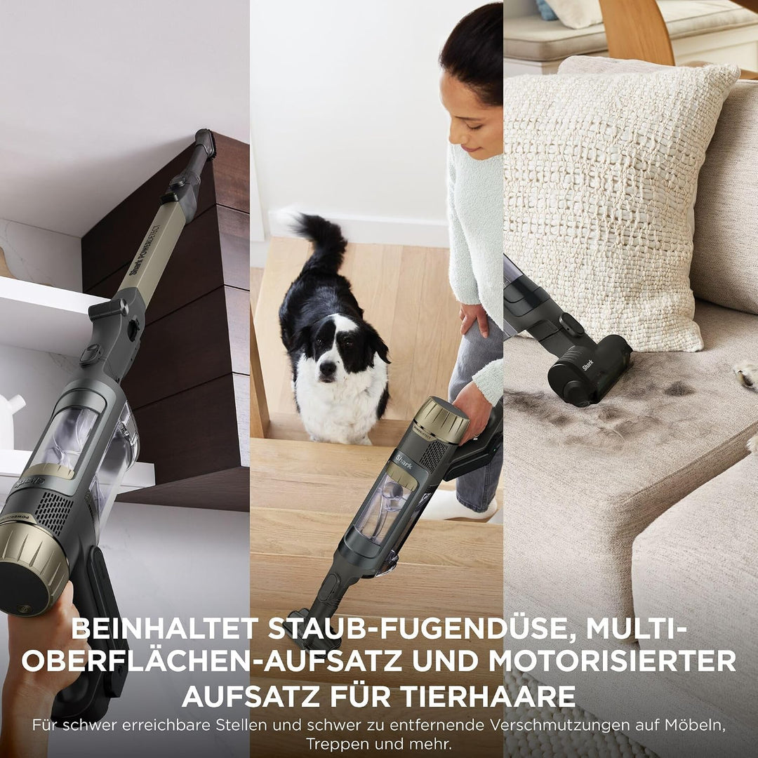 Shark PowerDetect Clean & Empty Akku-Staubsauger mit Absaugstation, bis 70 Min. Laufzeit, kabellos,