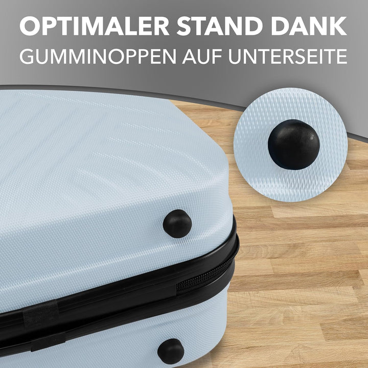 Xonic® Design Kosmetikkoffer aus ABS Hartschale – Robustes Beautycase als Handgepäck - Kosmetiktasch