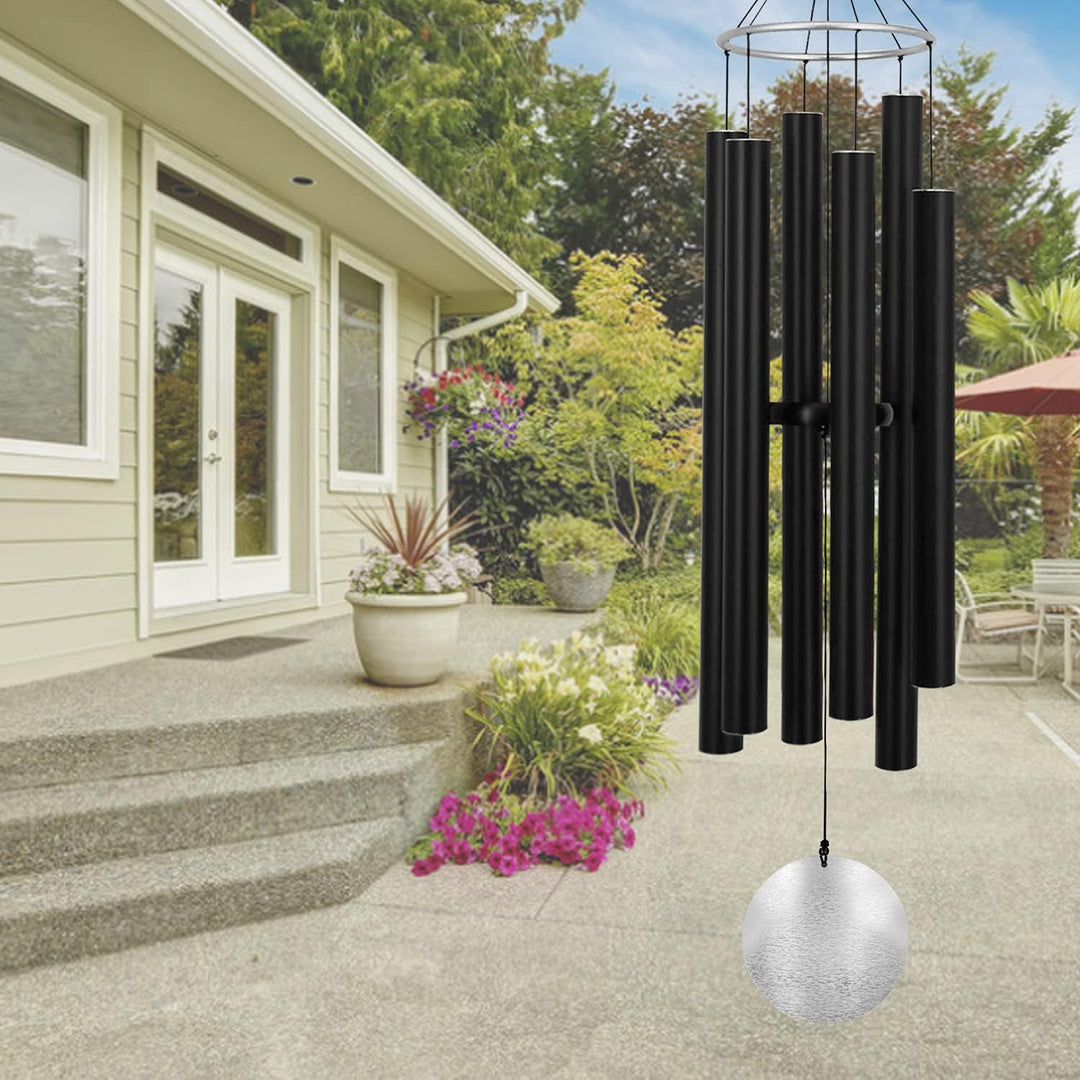 RSTTY Windspiel für den Aussenbereich, grosser tiefer Ton, grosses Windspiel, erstaunliche Anmutung,