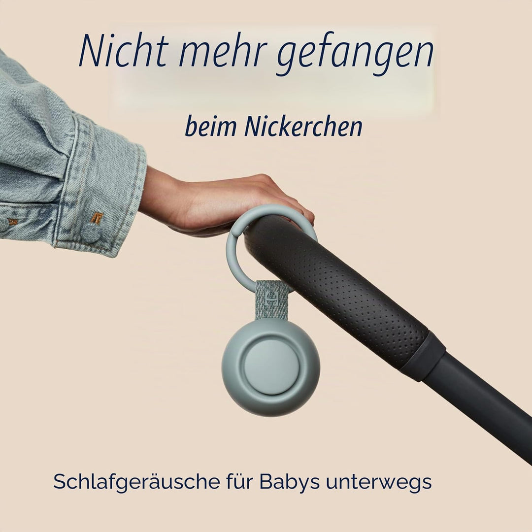 Hatch Rest Go | Tragbare Soundmaschine für Babys und Kinder | 10 beruhigende Geräusche | Weisses Ger