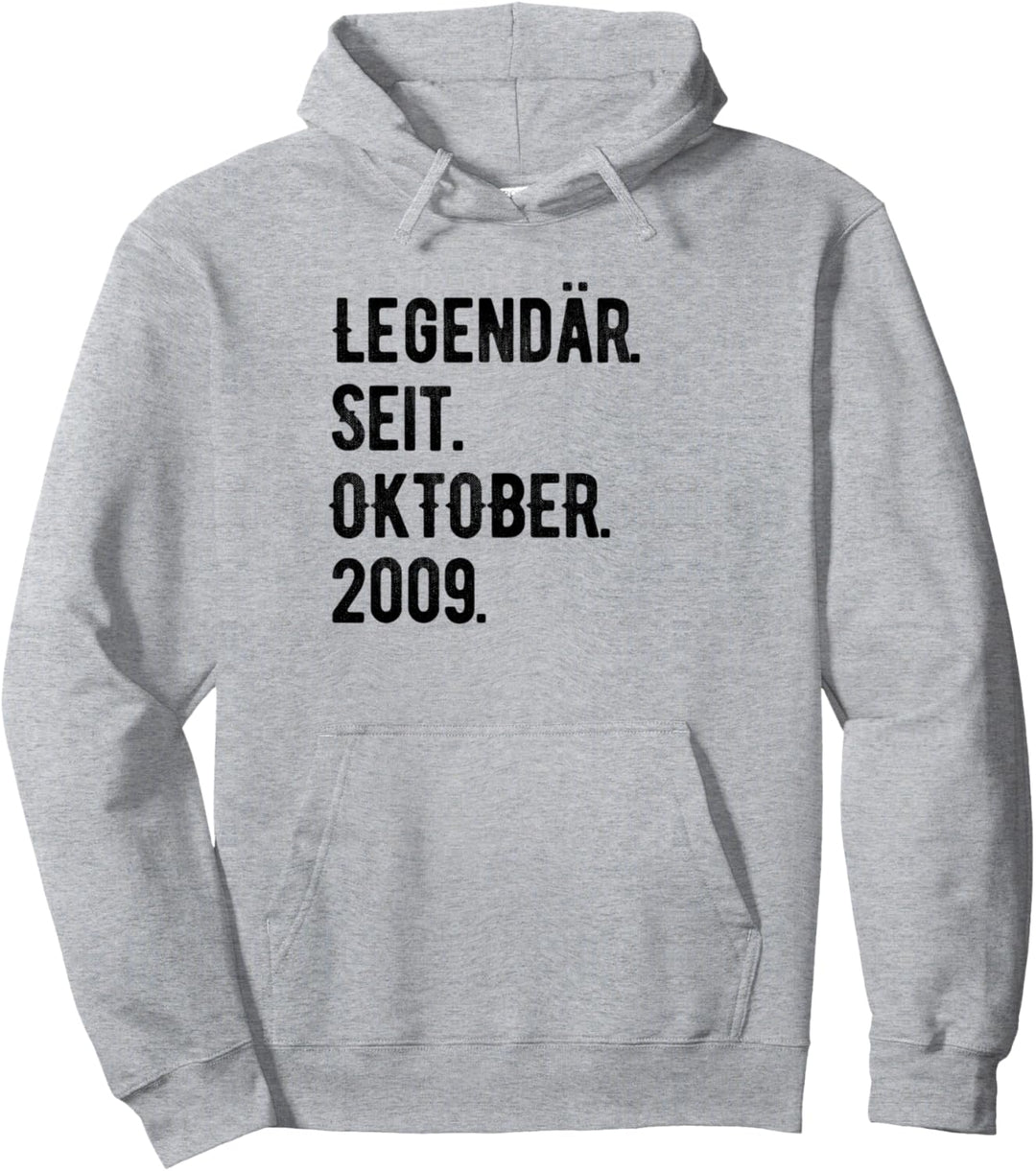 14. Geburtstag Geschenk 14 Jahre Legendär seit Oktober 2009 Pullover Hoodie