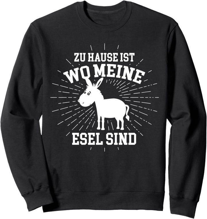 Esel Landwirt Bauer Bauernhof Stall Geschenk Lustig Sweatshirt