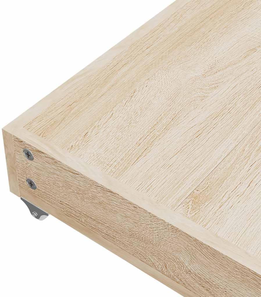 vidaXL Bettschubladen 2 Stk. Dunkelgrau Holzwerkstoff und Samt, Bettkasten, Schublade für Betten, Sc