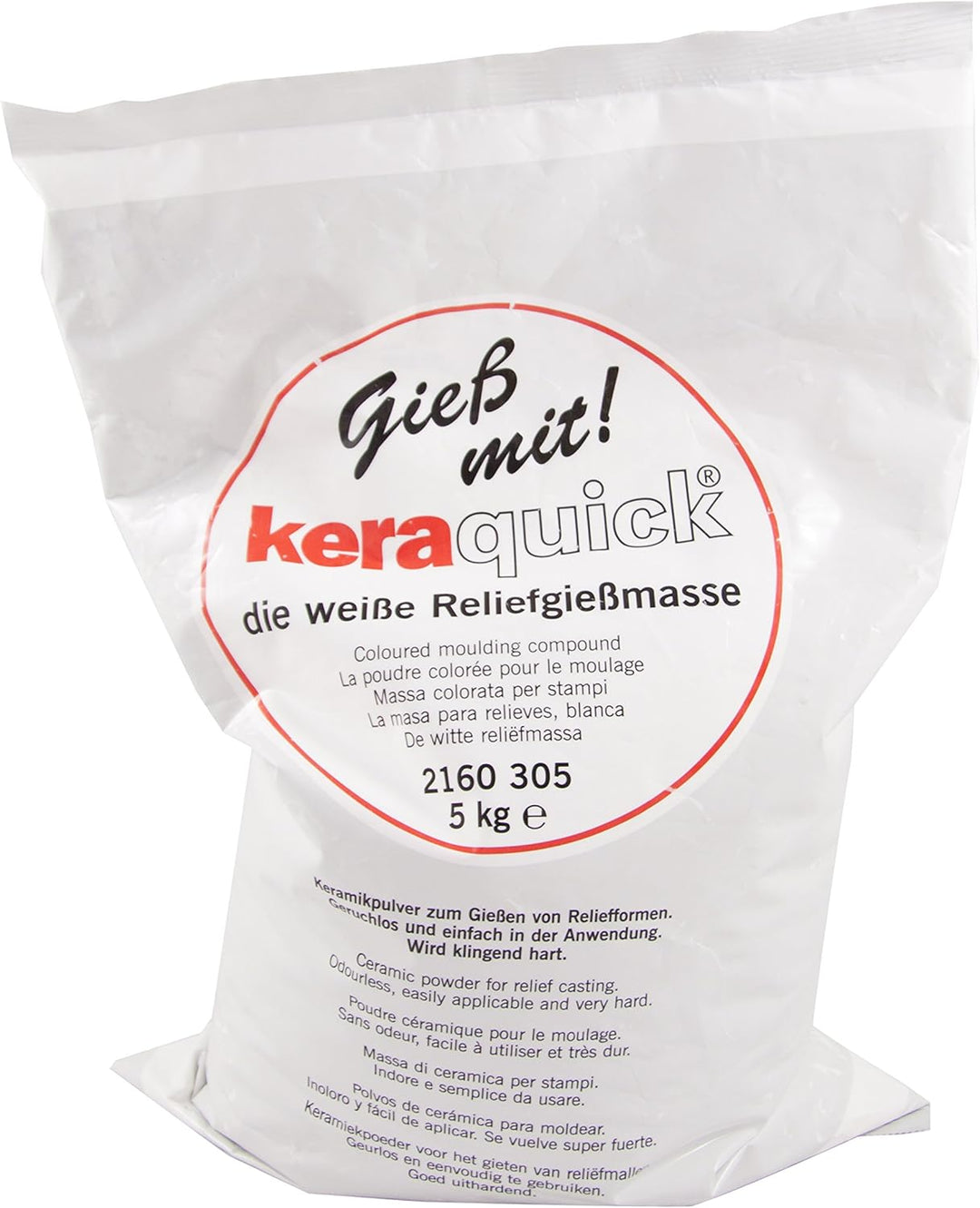 Knorr Prandell 212160005 keraquick Giessmasse 5 kg Weiss