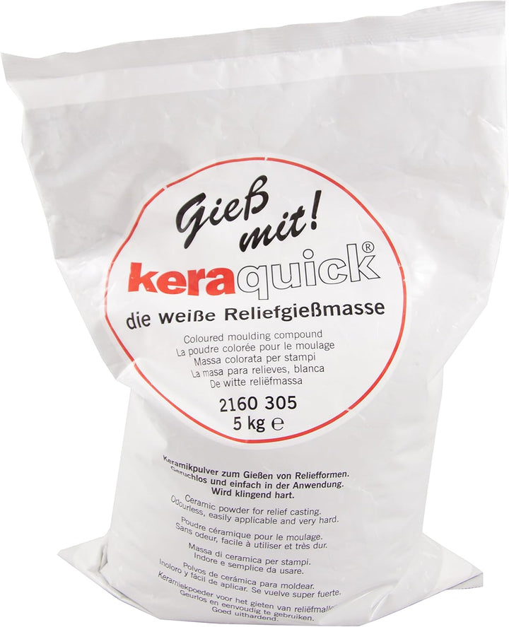 Knorr Prandell 212160005 keraquick Giessmasse 5 kg Weiss