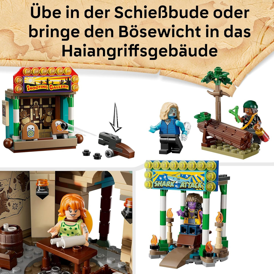 LEGO ONE Piece - Showdown im Arlong Park - Interaktives Spielzeug mit 5 Minifiguren - Ruffy & Nami s