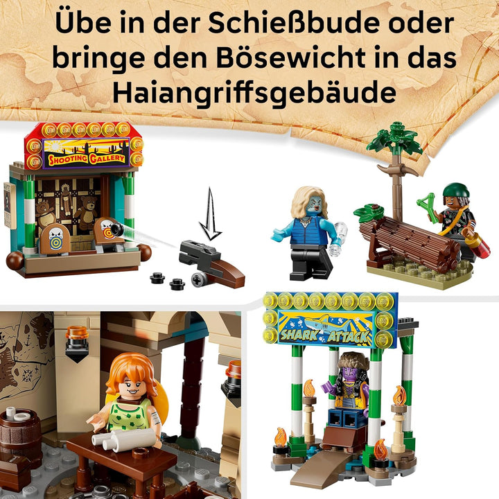 LEGO ONE Piece - Showdown im Arlong Park - Interaktives Spielzeug mit 5 Minifiguren - Ruffy & Nami s