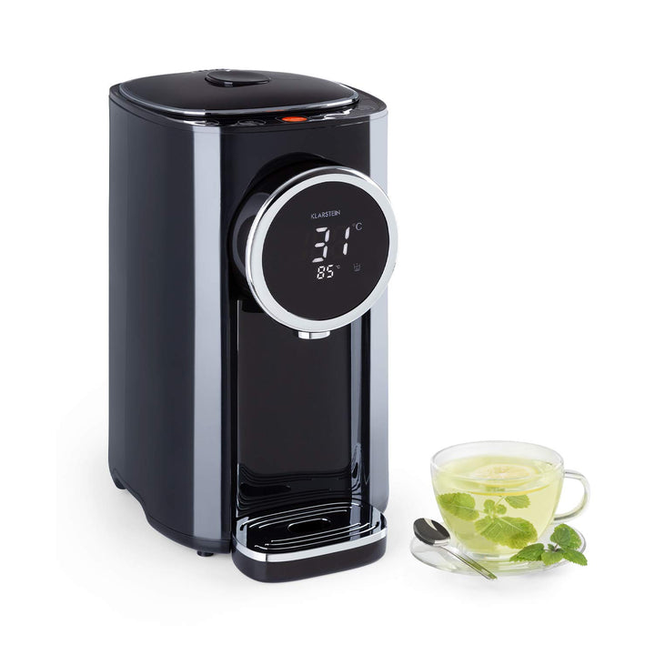 Klarstein Hot Spring Plus Heisswasserspender, Wassertank: 5 Liter, grosses LCD-Display, Temperaturen