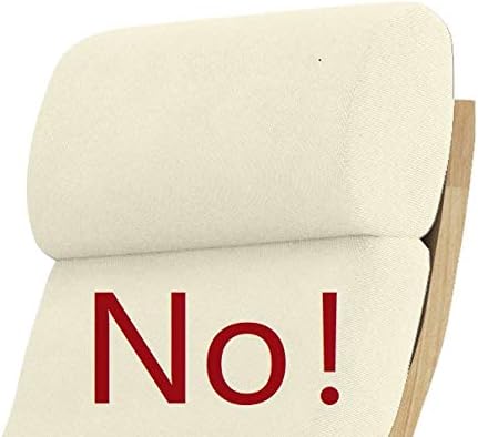 HomeTown Market Strapazierfähiger Pello-Ersatzbezug ist kompatibel mit IKEA Pello Stuhl oder Sesselb