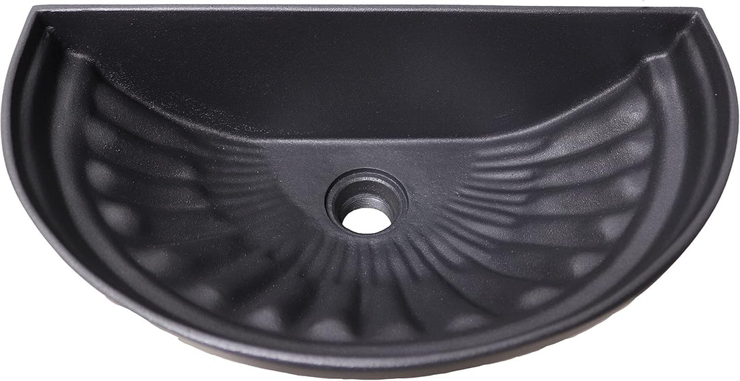 FONDERIA BONGIOVANNI Fontana Muro Siville Farbe Gusseisen mit Wasserhahn MOD.303 aus Messing Brunito
