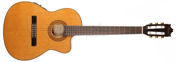 IBANEZ Konzertgitarre mit Cutaway 6 String - Amber High Gloss (GA5TCE-AM)
