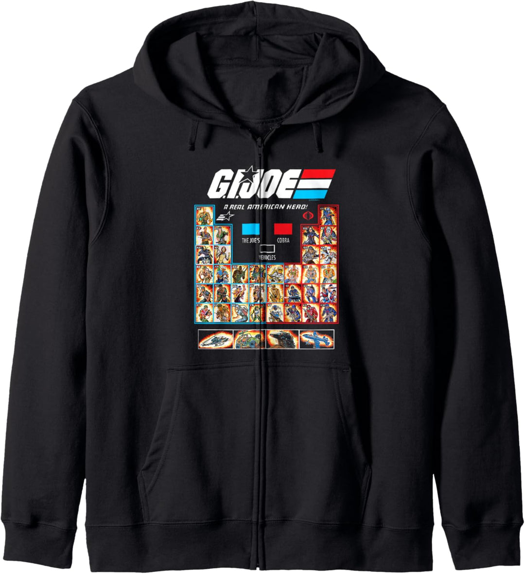 G.I. Joe Group Shot Periodic Roll Call Kapuzenjacke