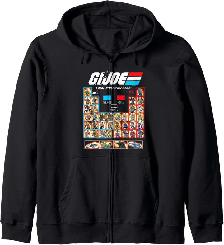 G.I. Joe Group Shot Periodic Roll Call Kapuzenjacke