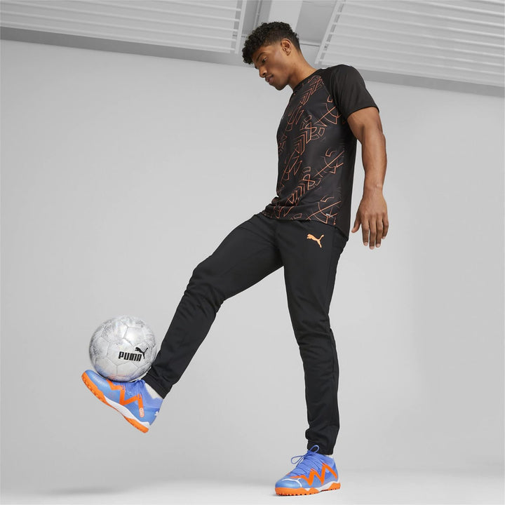 PUMA Herren Future Match Tt Fussballschuh 43 EU Blue Glimmer Puma White Ultra Orange, 43 EU Blue Gli