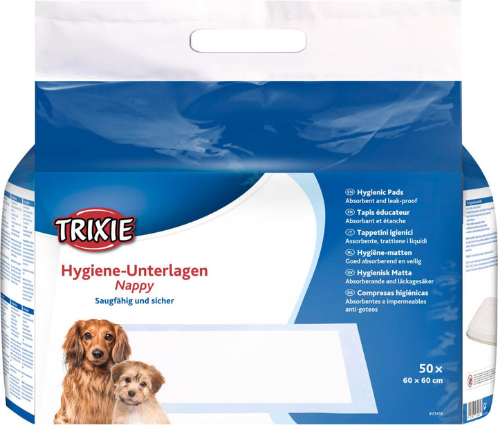 Hygiene-Unterlage Nappy, 60 × 60 cm, 50 St. Weiss XL, Weiß XL