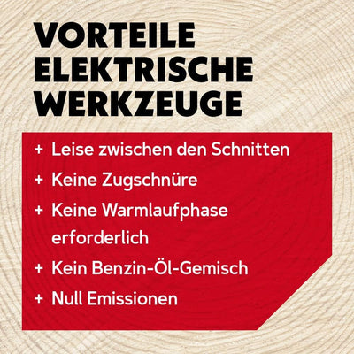 OREGON CS1500 - 2400W leistungsstarke Kettensäge Elektrisch mit 45 cm Kettenführung, 230-V-Motor, Co