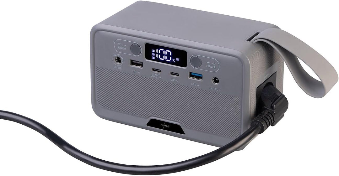 revolt Solar Akku Powerbank: Fensterbank-Solarkraftwerk: Powerstation + 60-W-Modul, 89,6 Wh, 100 W (