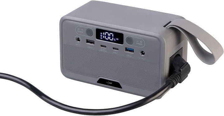revolt Solar Akku Powerbank: Fensterbank-Solarkraftwerk: Powerstation + 60-W-Modul, 89,6 Wh, 100 W (