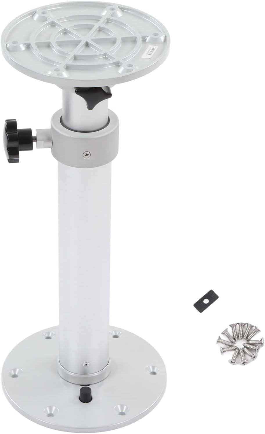 Tischbein, Standfuss 460 Bis 700 Mm, Verstellbar, 360 ° Drehbar, für Wohnmobil, Wohnmobil, Wohnwagen