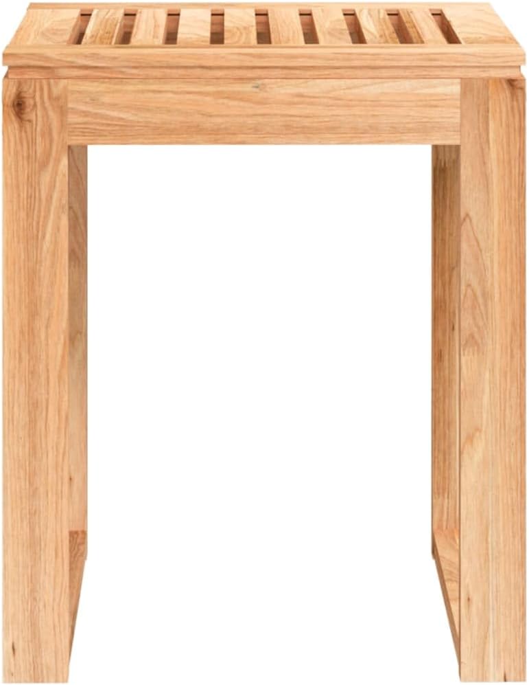 vidaXL Badhocker Duschhocker Duschsitz Duschstuhl Badestuhl Holzhocker Sitzhocker Hocker Stuhl Badez