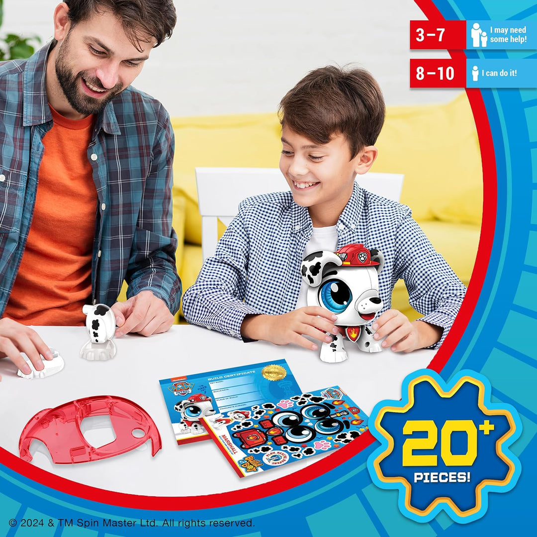 Goliath Build-A-Bot: Paw Patrol Marshall, Bausatz für Kinder ab 3 Jahren, MINT Educational Konstrukt