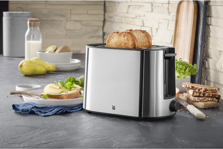 WMF Küchenminis Glas-Wasserkocher 1,0l, 1900 Watt, Wasserstandanzeige & Bueno Pro Toaster Edelstahl,