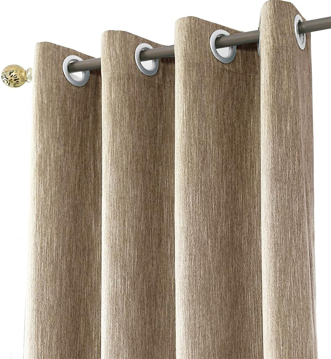 Melodieux Vorhänge Verdunkelung Gardinen Blickdicht Leinenoptik für Wohnzimmer kinderzimmer Schlafzi