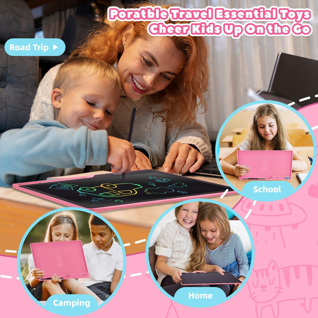 LCD-Schreibtablett für Kinder, Wiederaufladbare 16 Zoll Maltafel Zeichentafel, Vorschule Lernen Spie