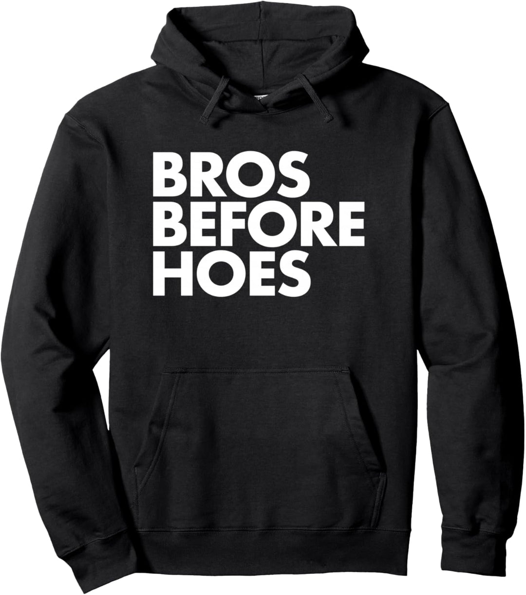 Bros Before Hoes – Trendy Cool Brother Herren Frat Fraternity Pullover Hoodie