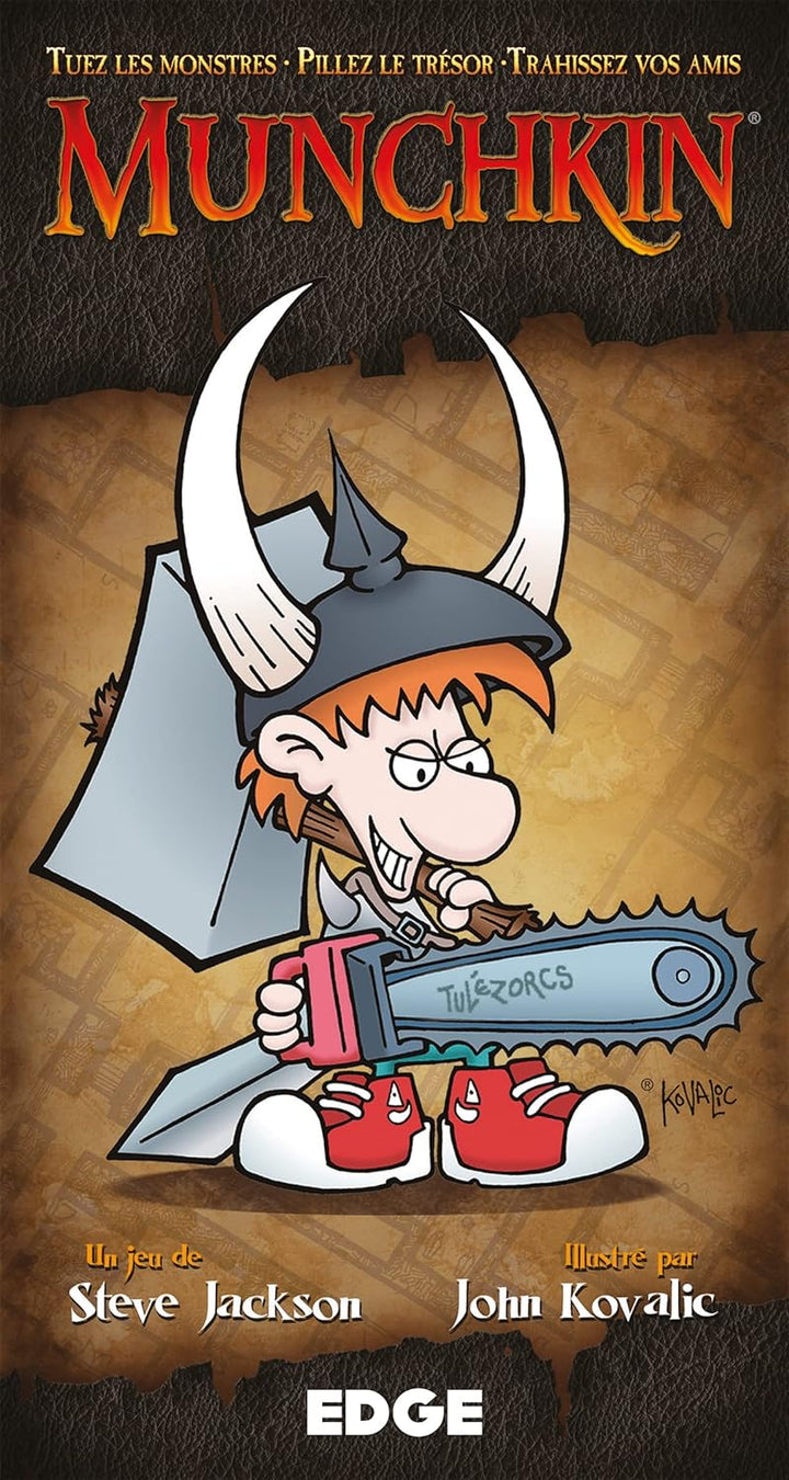 Edge Entertainment | Munchkin | Gesellschaftsspiel | Kartenspiel | ab 10 Jahren | 3 bis 6 Spieler |