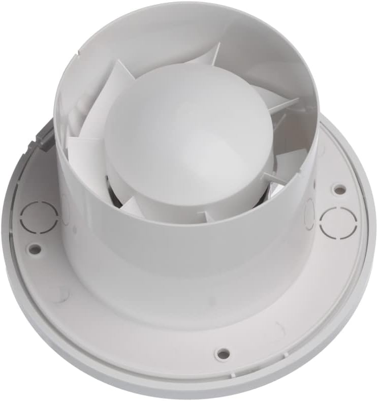 EUROPLAST Ø 100mm Badlüfter Timer/Nachlauf, Wandlüfter Ventilator Wandventilator Abluftventilator Le