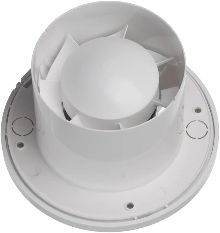 EUROPLAST Ø 100mm Badlüfter Timer/Nachlauf, Wandlüfter Ventilator Wandventilator Abluftventilator Le