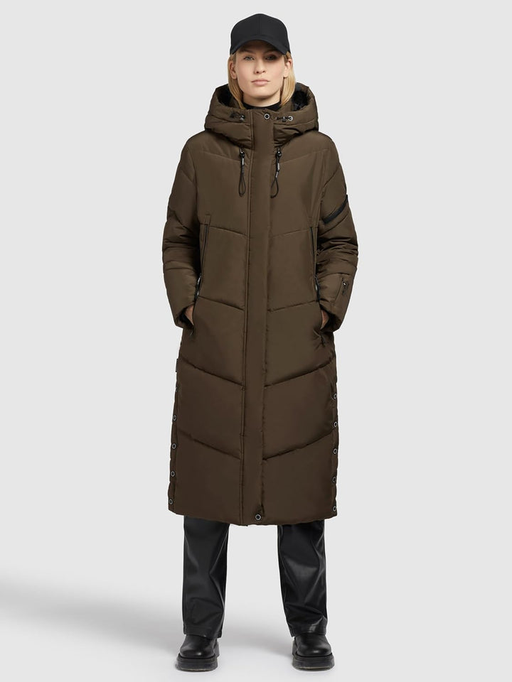khujo Damen Steppmantel Sonje 5 XS Ran-gre Braun, XS Ran-gre Braun