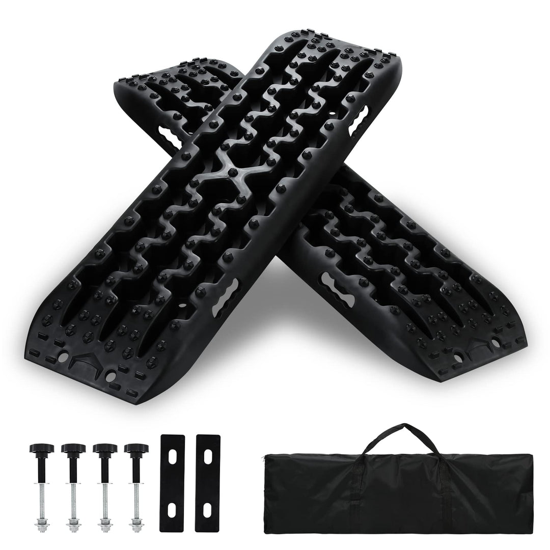 Lospitch Anfahrhilfe mit Aufbewahrungstasche und Installationstool, Sand/Schlamm/Schnee Recovery Boa