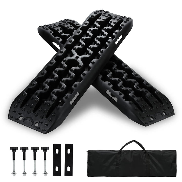 Lospitch Anfahrhilfe mit Aufbewahrungstasche und Installationstool, Sand/Schlamm/Schnee Recovery Boa