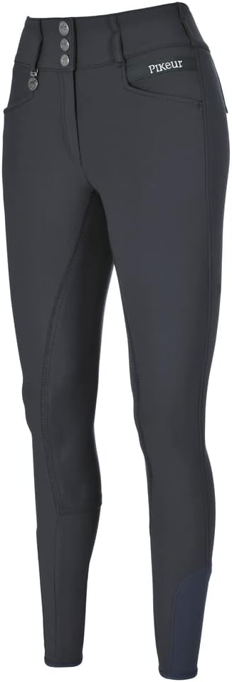 PIKEUR Damen Softshell Vollbesatz Reithose CANDELA CO mit McCrown Besatz