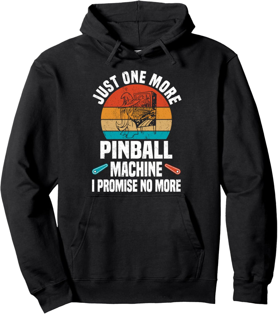 Pinball Machine Arcade Retro Spiel Pullover Hoodie