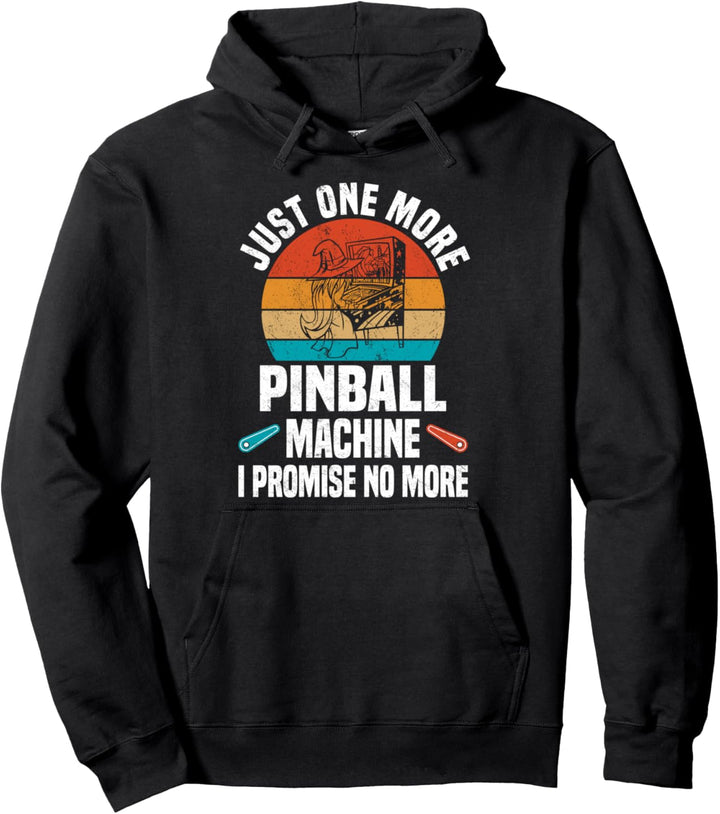 Pinball Machine Arcade Retro Spiel Pullover Hoodie