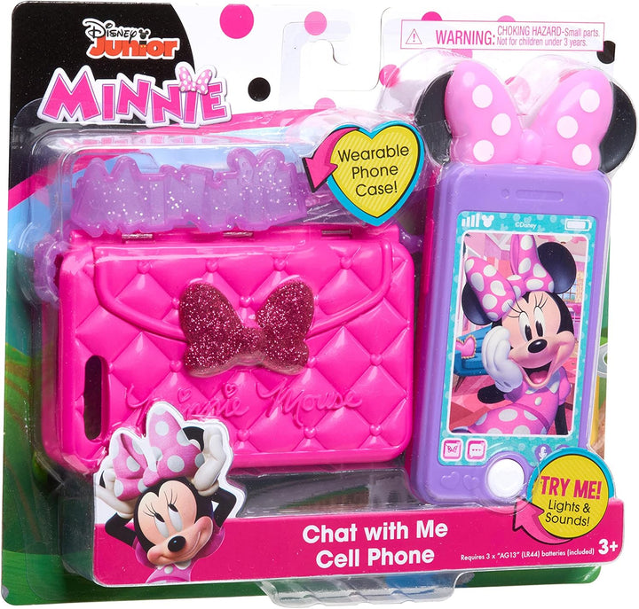 Minnie Mouse 89876 Minnie Chat w/Me, Multi-Color, 20.3cm x 19.1cm x 3.8cm Minnie Mouse Bild Perfekte
