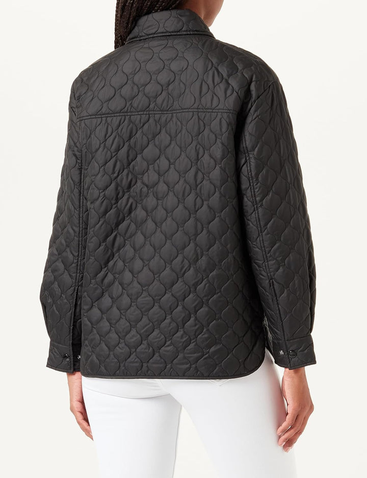 Geox Damen W Asheely Jacket 52 Schwarz, 52 Schwarz