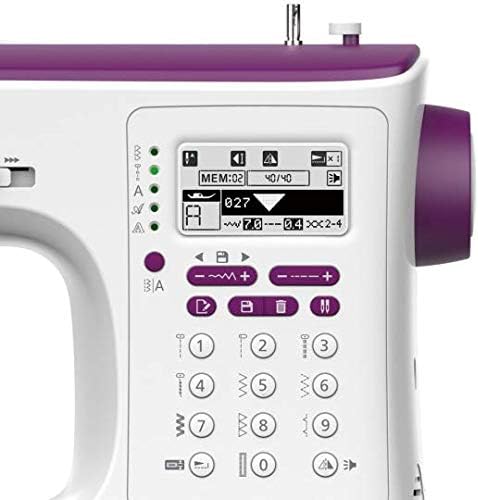 Necchi NC-204D Computergesteuerte Nähmaschine + Ext Tisch