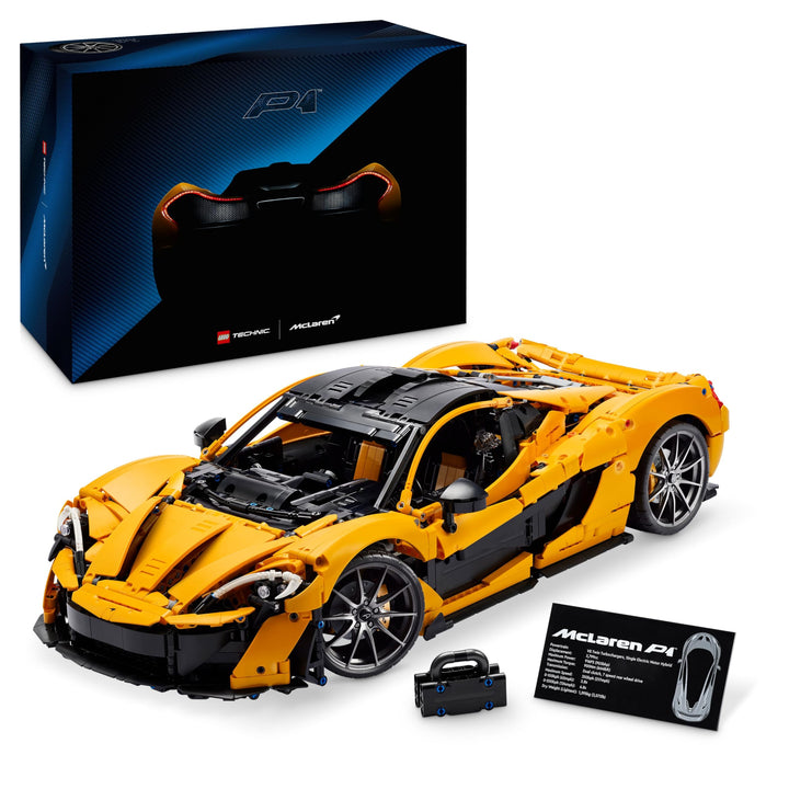LEGO Technic McLaren P1, Set mit Supersportwagen für Erwachsene, Geschenk für Autofans, massstabsget