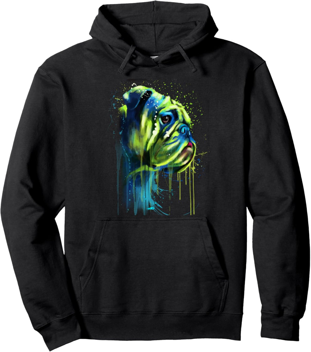 Englische Bulldogge Hund für eine Bulldogge Mama Pullover Hoodie
